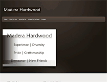 Tablet Screenshot of maderahardwood.com